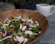 Zesty Dressing with Lime, Flax Oil, Garlic, & ACV