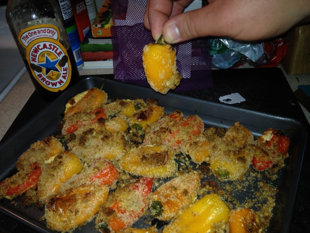 Goat Cheese Pepper Poppers Goat Cheese Pepper Poppers